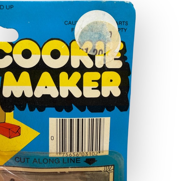 Vintage JA-RU Cookie Maker Play Set No. 3102 Retro Kitchen Toy New on Card 1980s - Picture 3 of 7